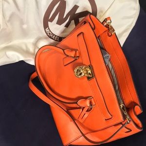 Michael Kors satchel Burnt Orange